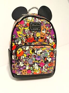 Disney Parks x Loungefly Halloween Character Mini Backpack - Multicolor